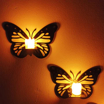 Deryaft®️ Butterfly Wall Shelf (3 piece )Wooden